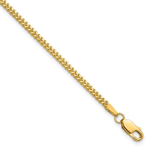 14k 1.5mm Franco Chain