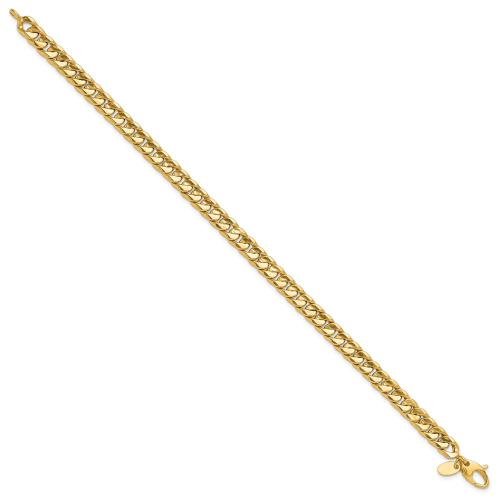 14K Polished Fancy 8.5in Bracelet