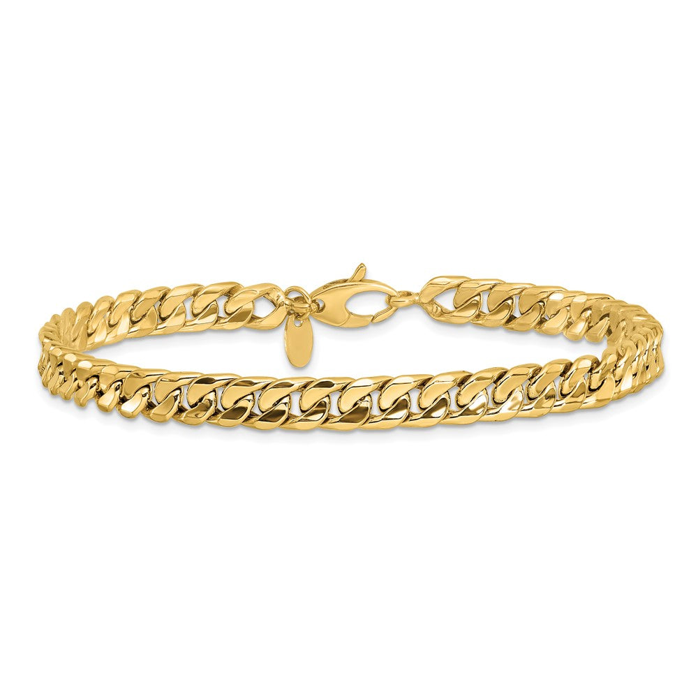 14K Polished Fancy 8.5in Bracelet