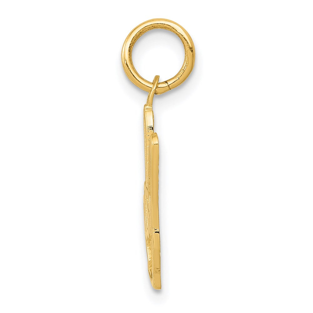 14k Peace Sign Charm