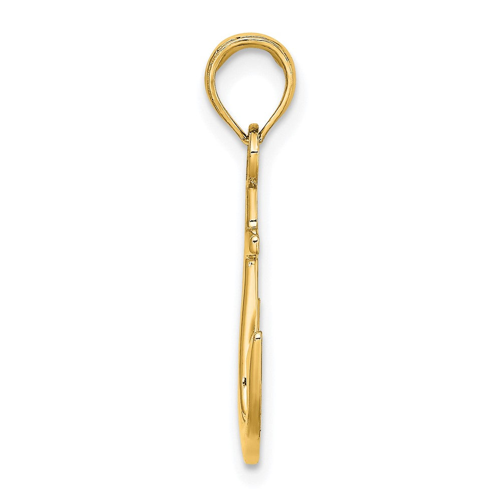 14k Anchor Pendant