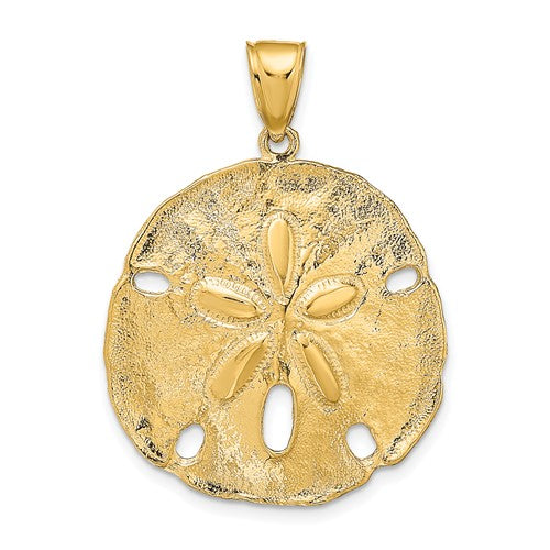 14k Sand Dollar Pendant