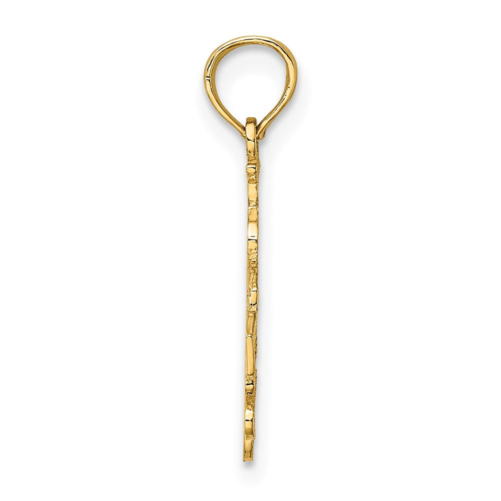 14K I HEART LAS VEGAS  with Dice Engraved Charm
