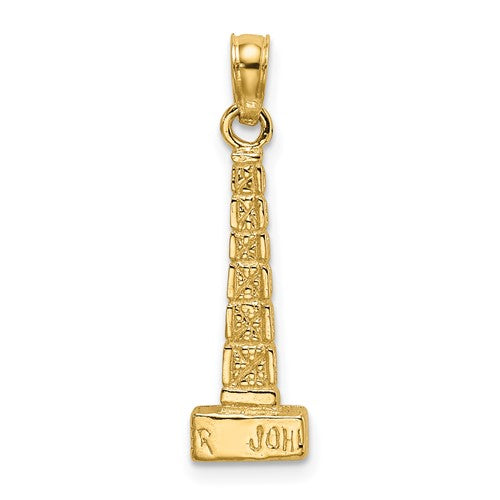 14K 3D John Hancock Building, Chicago Charm