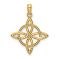 14k Small Celtic Eternity Knot Charm