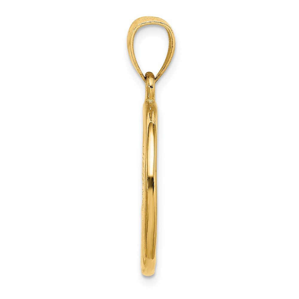 14K Washington D.C. Skyline Circle Charm