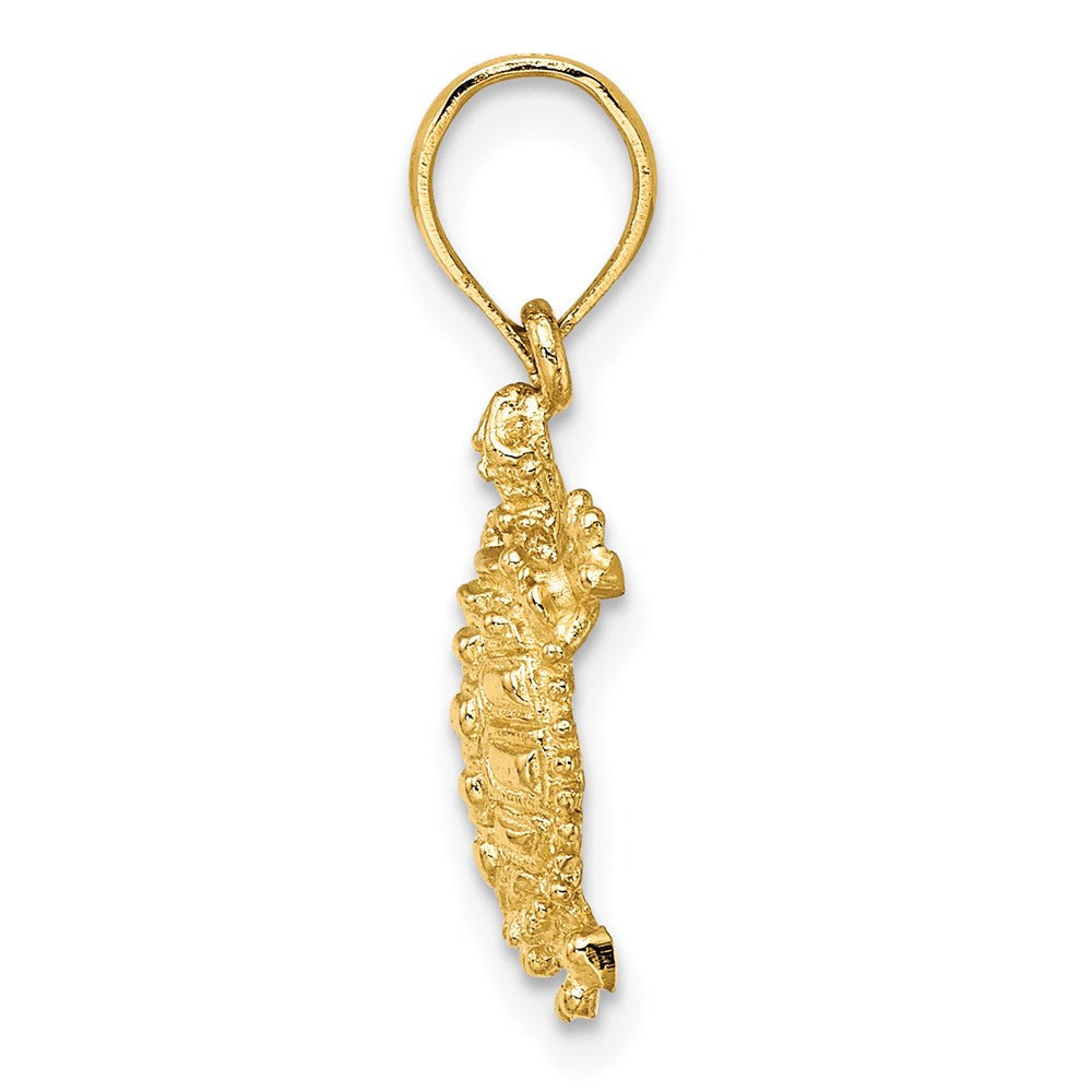14K Land Turtle Charm