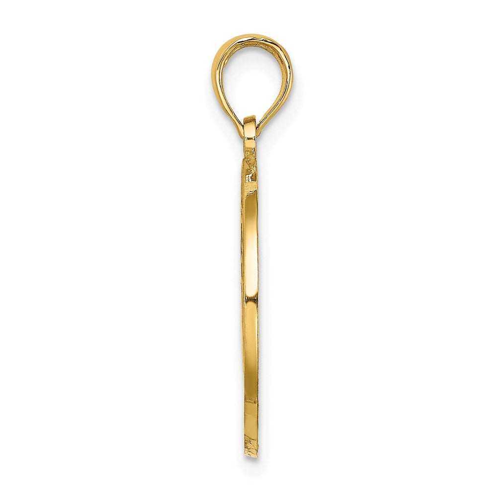 14K OCEAN CITY w/ Crab Charm
