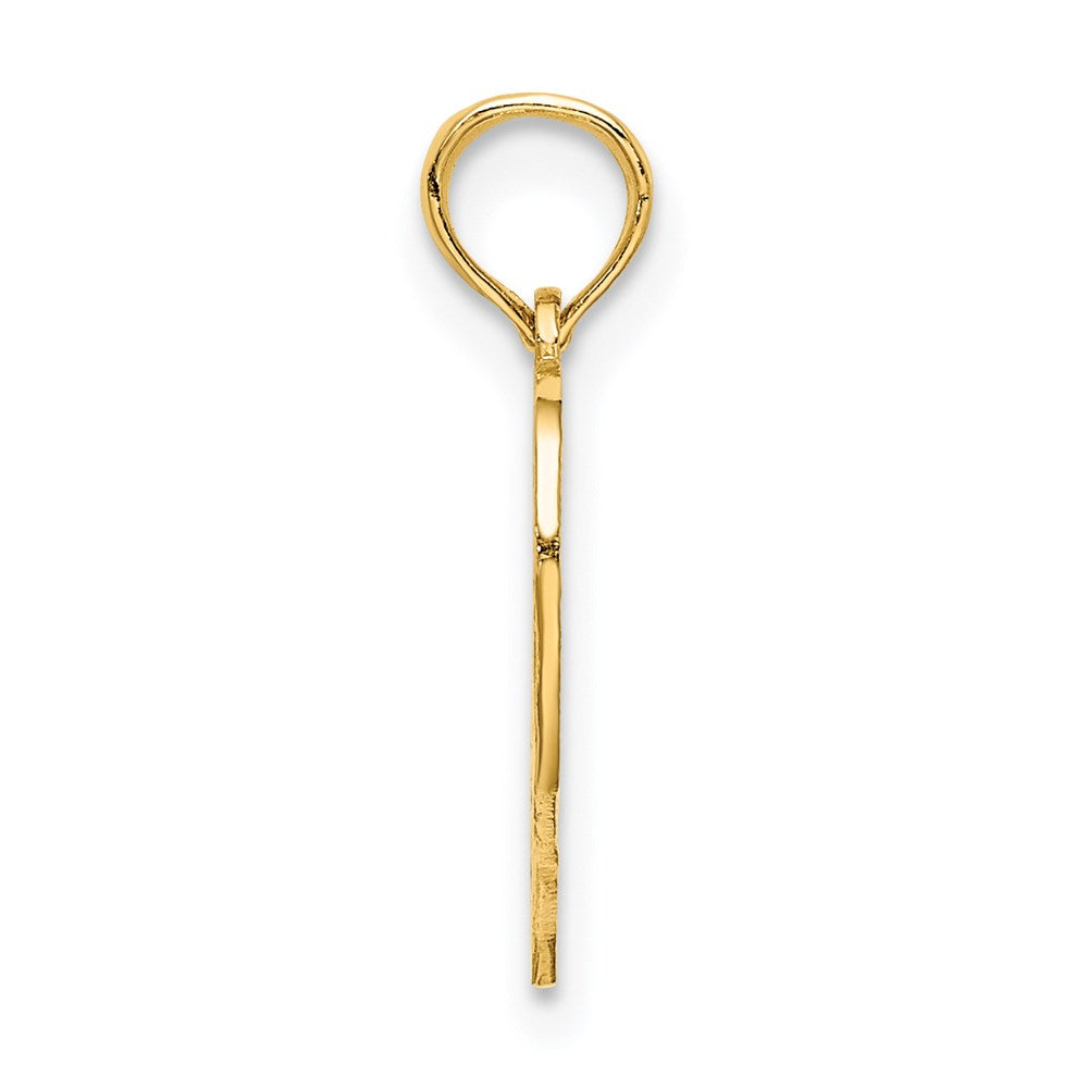 14K 40 In Heart Charm