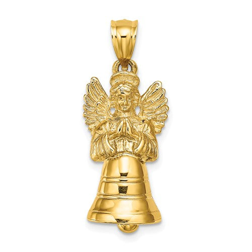 14K 3-D w/ Moveable Angel Charm