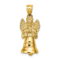 14K 3-D w/ Moveable Angel Charm