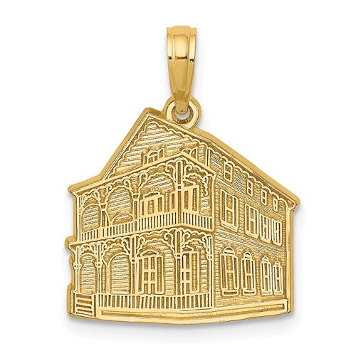 14K The PINK HOUSE - CAPE MAY, NJ Charm