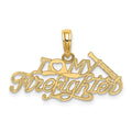 14k I LOVE MY FIREFIGHTER Charm