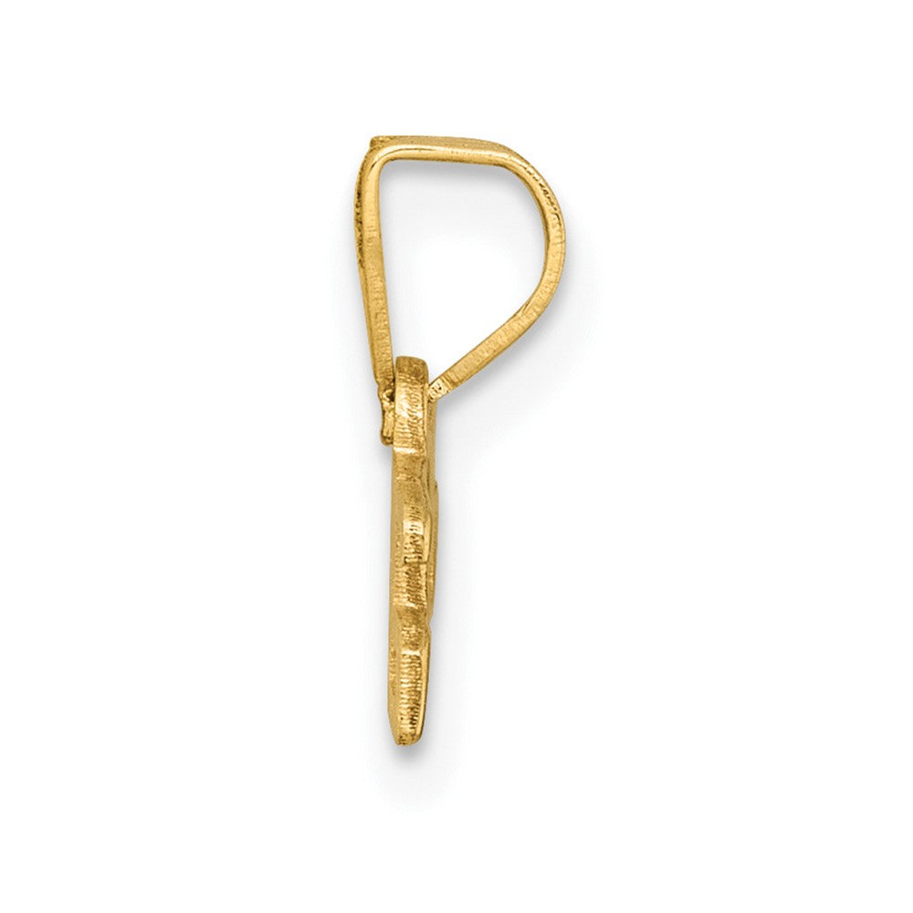 14K Polished 2025 Graduation Charm