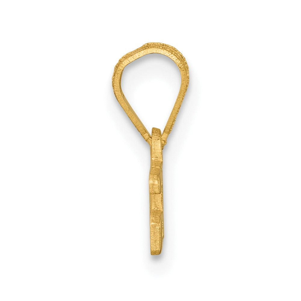 14K Polished 2026 Graduation Charm