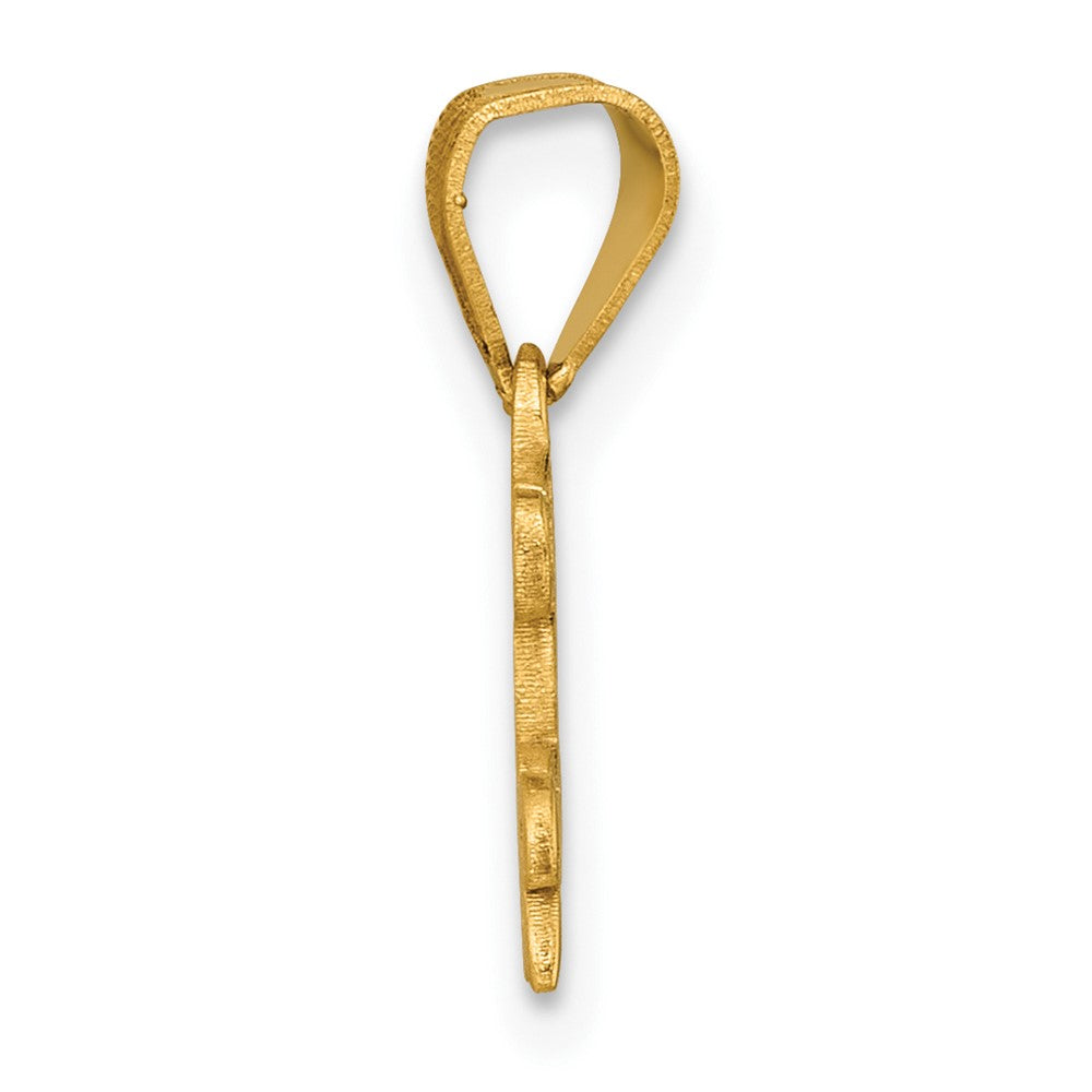 14k Polished Block CLASS OF 2026 Charm
