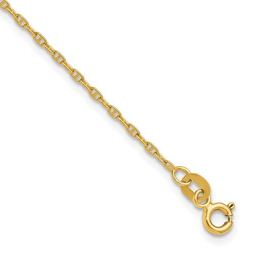 14k 1.5mm Mariners Link Chain