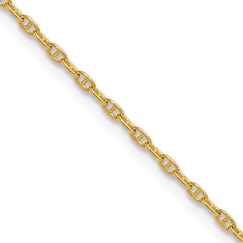 14k 1.5mm Mariners Link Chain