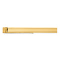 10k Men's Grooved Tie Bar