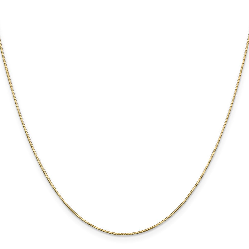 14k .6mm Octagonal Snake Chain