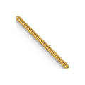 14k .8mm Octagonal Snake Chain