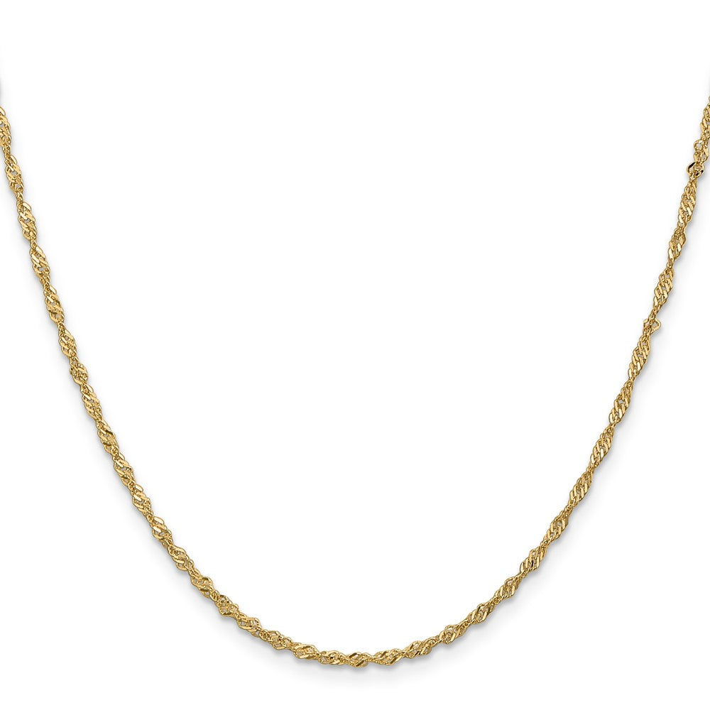 14k 1.70mm Singapore Chain