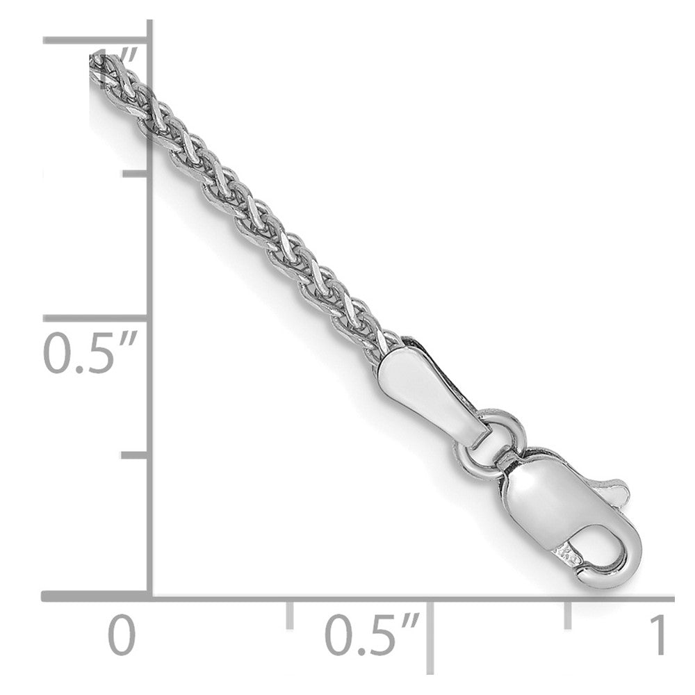 14k White Gold 1.7mm D/C Spiga Chain