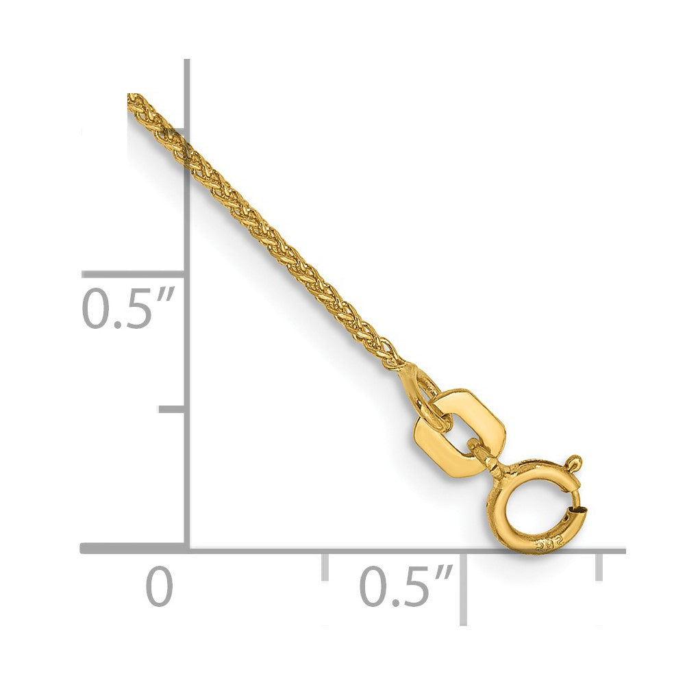 14k 1.05mm D/C Spiga with Spring Ring Clasp Chain