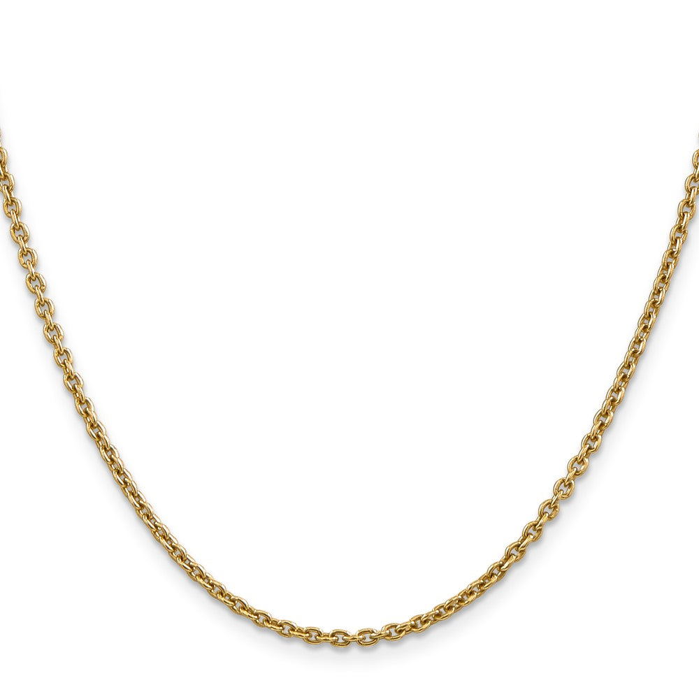 14k 2.2mm Forzantine Cable Chain