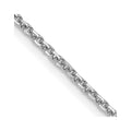14k White Gold 1.45mm D/C Cable Chain
