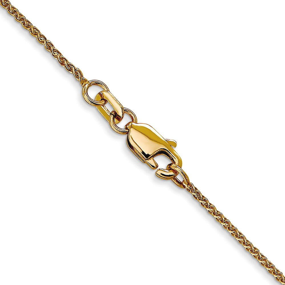 14k 1.05mm D/C Spiga with Lobster Clasp Chain