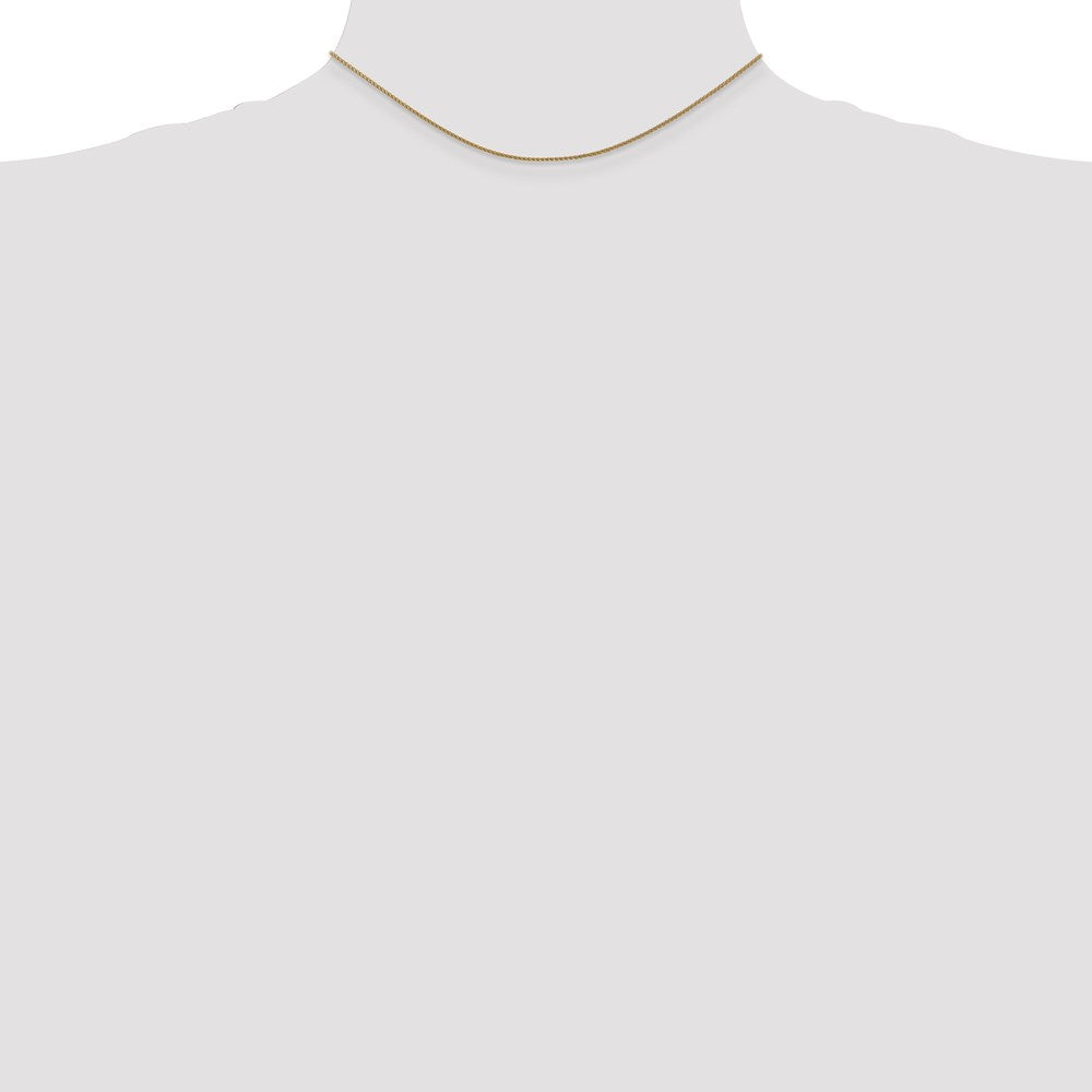 14k 1.05mm D/C Spiga with Lobster Clasp Chain