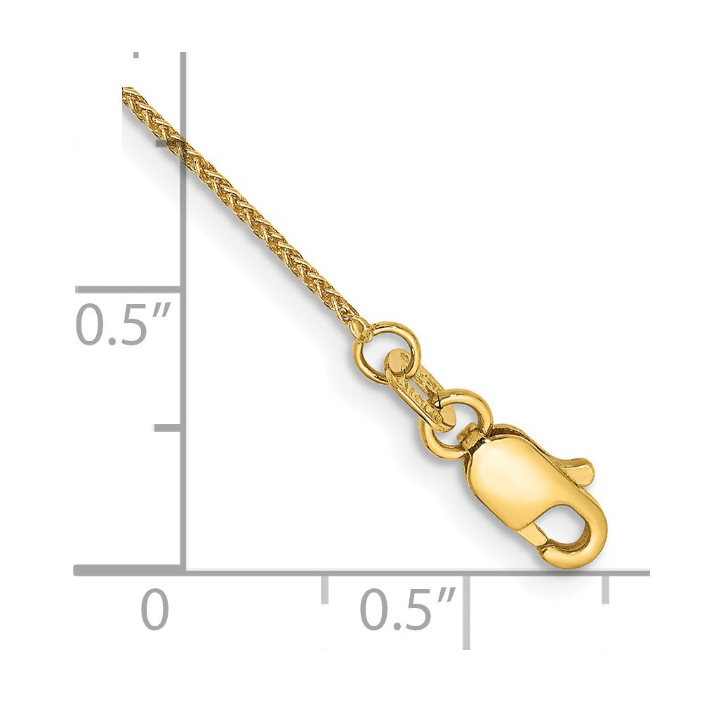 14k .85mm Spiga with Lobster Clasp Chain