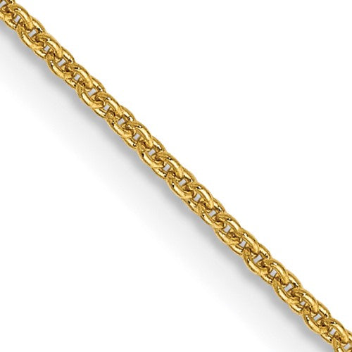 14k .9mm Cable with Lobster Clasp Chain