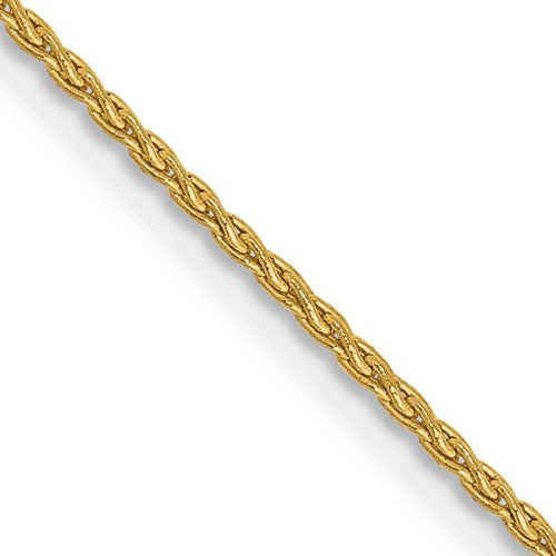 14k 1.2mm Parisian Wheat Chain