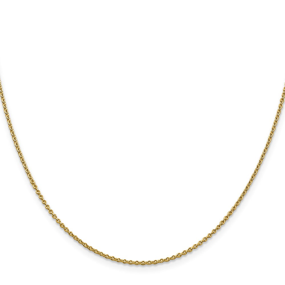 14k 1.4mm Forzantine Cable Chain
