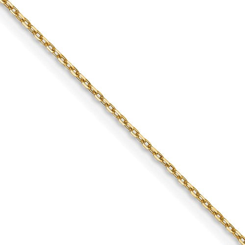 14k .8mm D/C Forzantine Cable Chain