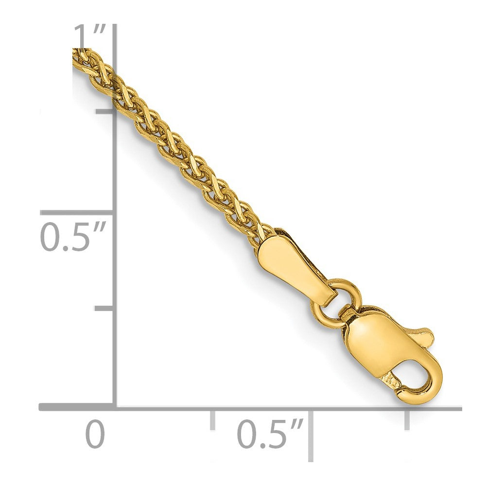 14k 1.7mm D/C Spiga Chain