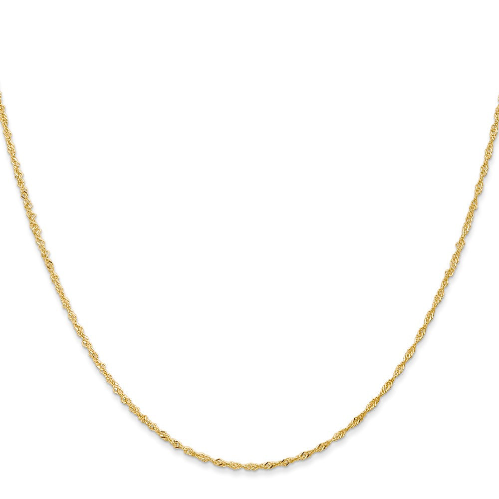 14k 1.10mm Singapore Chain