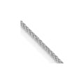 14k White Gold .85mm Spiga with Lobster Clasp Chain