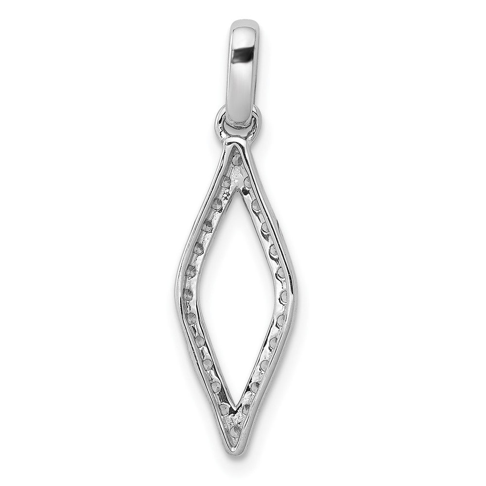 10k White Gold 1/4ct. Diamond Fancy Pendant