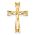14k Cross Pendant Mounting