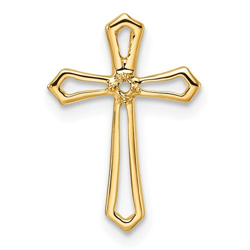 14k Passion Cross Pendant Mounting