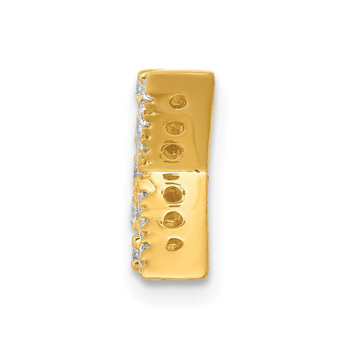 10K  Diamond Letter K  Initial Charm