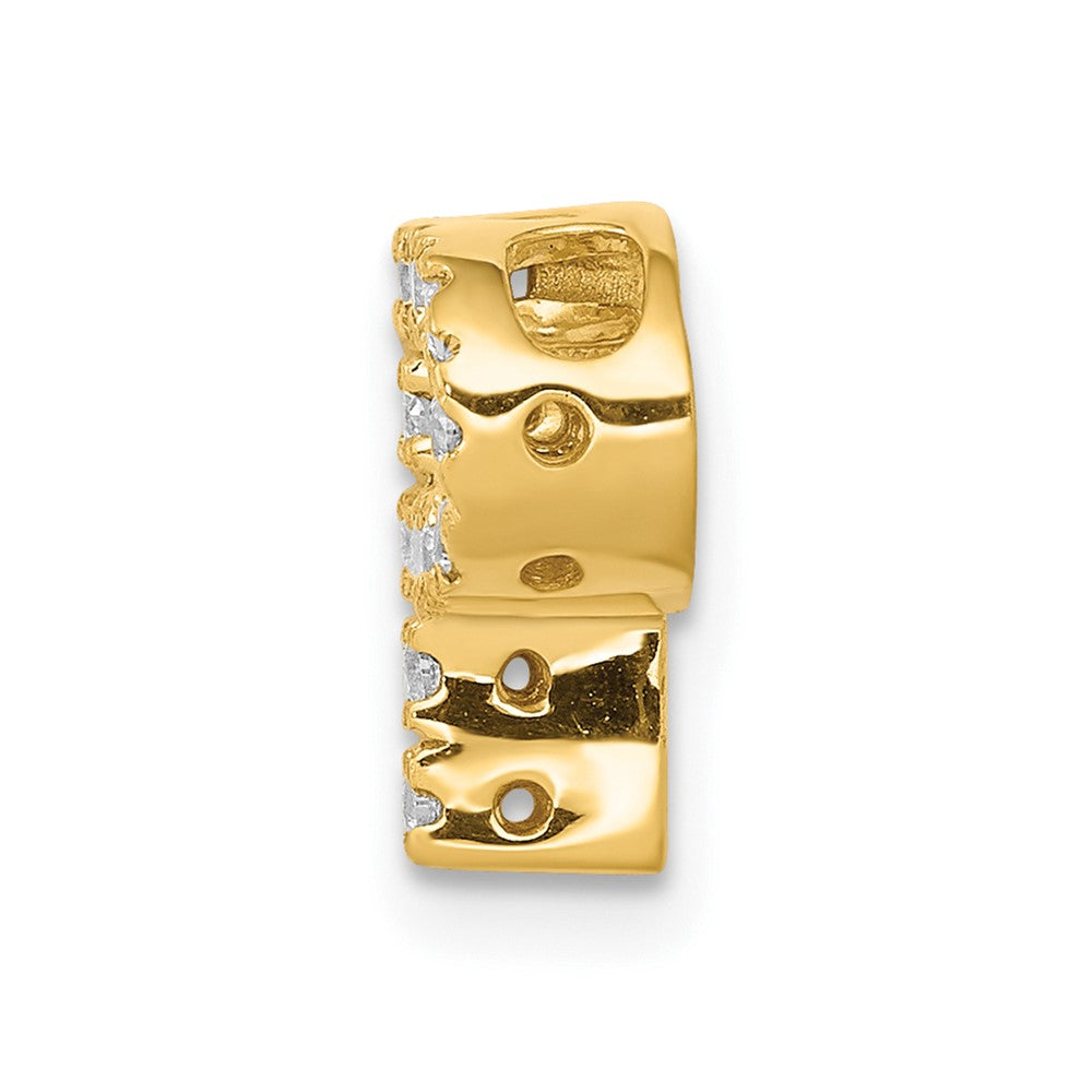 10K  Diamond Letter P Initial Charm