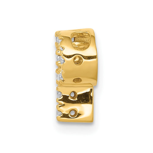 10K  Diamond Letter P Initial Charm
