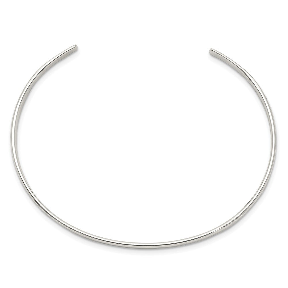 Sterling Silver 3mm Cuff Bangle