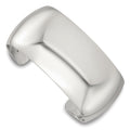 Sterling Silver Polished 30mm Domed Cuff Bangle