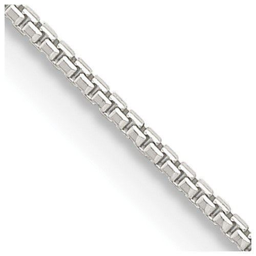 Sterling Silver 1mm 8 Sided w/2 in ext. Box Chain