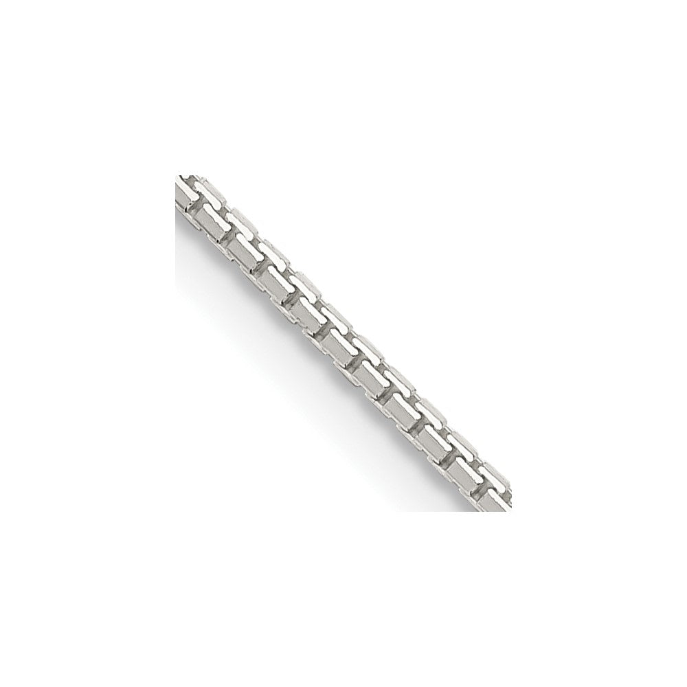Sterling Silver 1.15mm 8 Sided w/4in ext. Box Chain